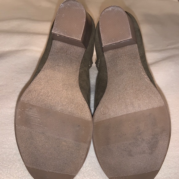 Green Suede Ankle Boots - Picture 5 of 5